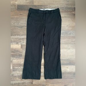 Talbots | Italian Flannel Wool | Black | Windsor Curvy Trousers | 10P Petite